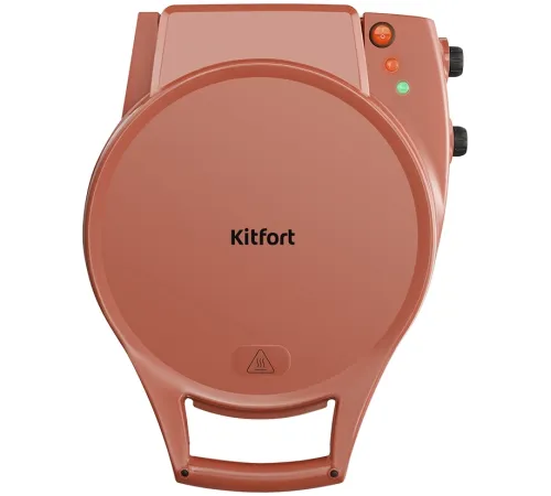 Пиццамейкер Kitfort КТ-4636 1800Вт коричневый/черный