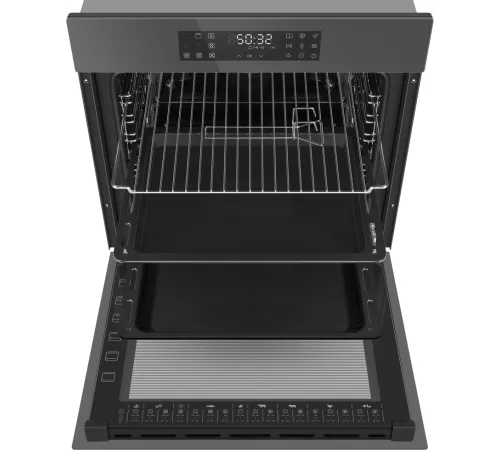 Духовой шкаф Электрический Maunfeld EOEH7614DGR темно-серый