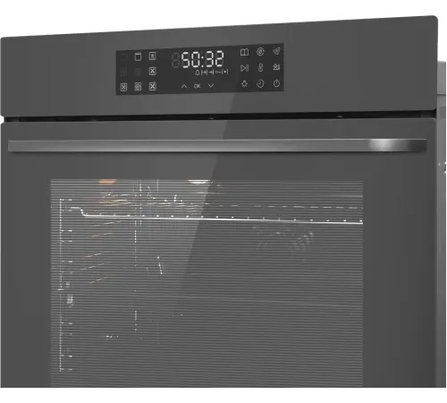 Духовой шкаф Электрический Maunfeld EOEH7614DGR темно-серый