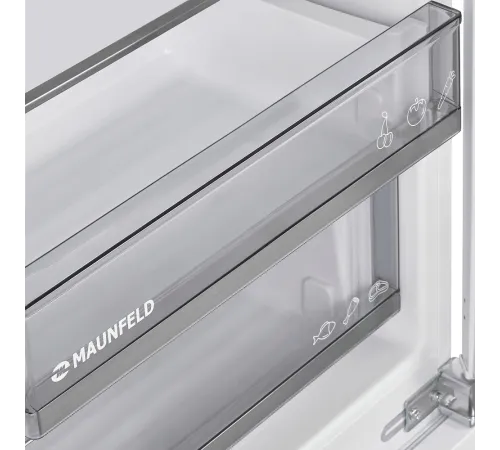 Холодильник Maunfeld MBL177SWGR Inverter 2-хкамерн. (КА-00024616)