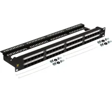 Патч-панель Lanmaster LAN-PPC48U5E 19" 2U 48xRJ45 кат.5E UTP