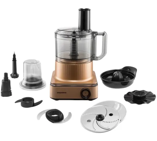 Кухонный комбайн Редмонд FP608 1300Вт бронзовый Кухонный комбайн Редмонд FP608 1300Вт бронзовый