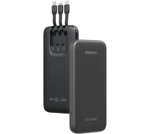 Мобильный аккумулятор Romoss PHC10 10000mAh 3A черный Мобильный аккумулятор Romoss PHC10 10000mAh 3A черный