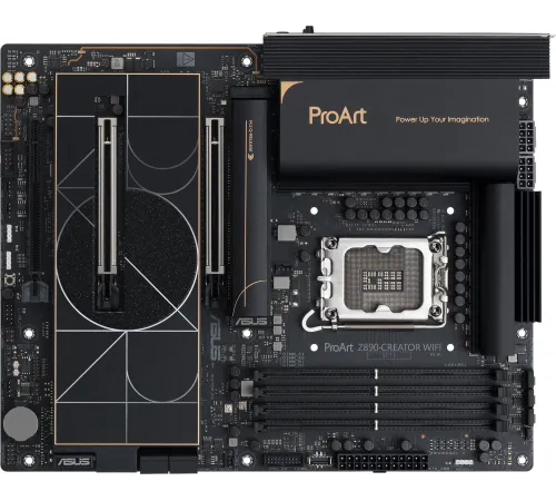 Материнская плата Asus PROART Z890-CREATOR WIFI Soc-1851 Intel Z890 4xDDR5 ATX AC`97 8ch(7.1) 1 x 10Gigabit + 1 x 2.5Gigabit RAID+HDMI+DP