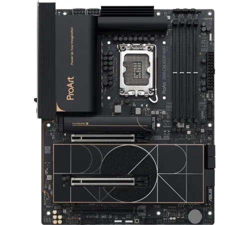 Материнская плата Asus PROART Z890-CREATOR WIFI Soc-1851 Intel Z890 4xDDR5 ATX AC`97 8ch(7.1) 1 x 10Gigabit + 1 x 2.5Gigabit RAID+HDMI+DP