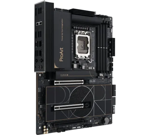 Материнская плата Asus PROART Z890-CREATOR WIFI Soc-1851 Intel Z890 4xDDR5 ATX AC`97 8ch(7.1) 1 x 10Gigabit + 1 x 2.5Gigabit RAID+HDMI+DP