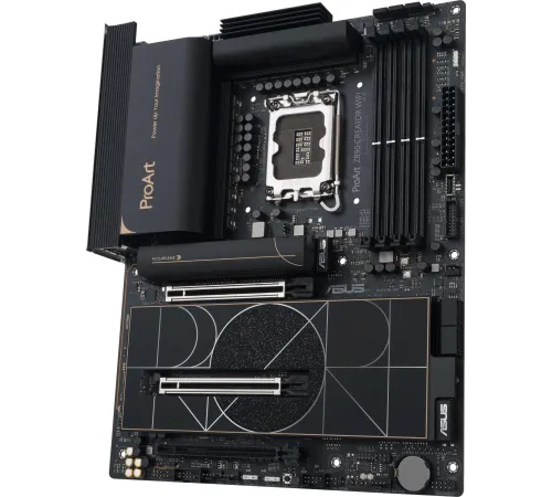 Материнская плата Asus PROART Z890-CREATOR WIFI Soc-1851 Intel Z890 4xDDR5 ATX AC`97 8ch(7.1) 1 x 10Gigabit + 1 x 2.5Gigabit RAID+HDMI+DP