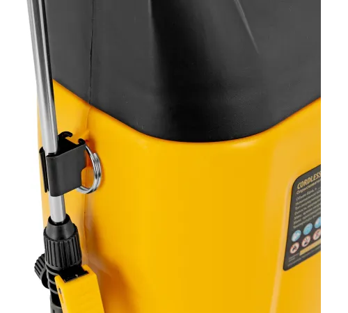Опрыскиватель Denzel D-8LI аккум. наполь. 8л желтый/черный (64795)