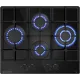 Газовая варочная поверхность Meferi Glass Ultra MGH604 черный