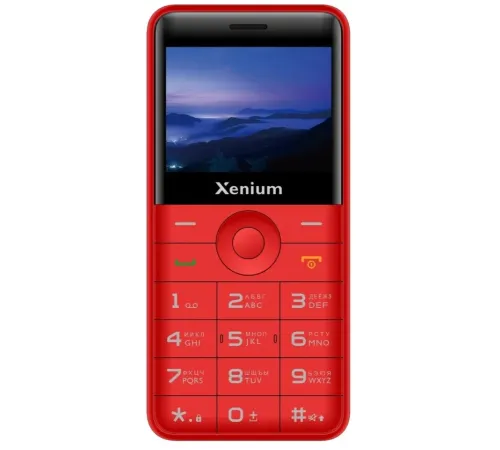 Мобильный телефон Xenium X700 красный моноблок 2Sim 2.31" 240x320 Nucleus 0.3Mpix GSM900/1800 MP3 FM microSD max32Gb Мобильный телефон Xenium X700 красный моноблок 2Sim 2.31" 240x320 Nucleus 0.3Mpix GSM900/1800 MP3 FM microSD max32Gb