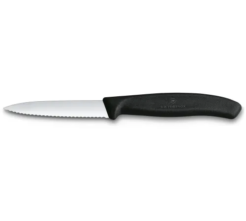 Набор ножей кухон. Victorinox Swiss Classic Paring 6.7633.6 для овощей компл.:6предм. черный карт.коробка Набор ножей кухон. Victorinox Swiss Classic Paring 6.7633.6 для овощей компл.:6предм. черный карт.коробка