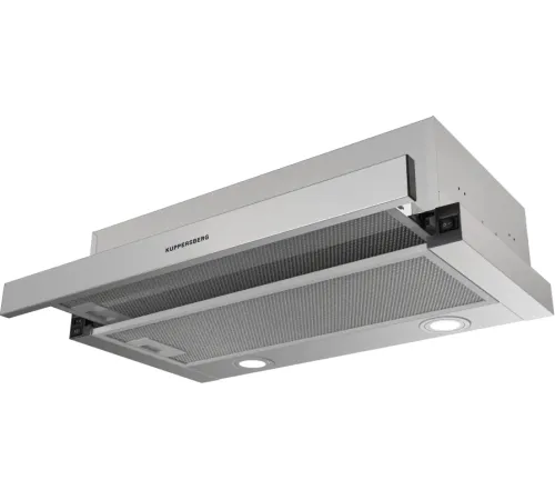 Вытяжка встраиваемая Kuppersberg Slimdual 60 X нержавеющая сталь управление: кнопочное (2 мотора)