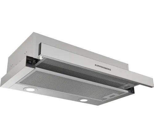 Вытяжка встраиваемая Kuppersberg Slimdual 60 X нержавеющая сталь управление: кнопочное (2 мотора)