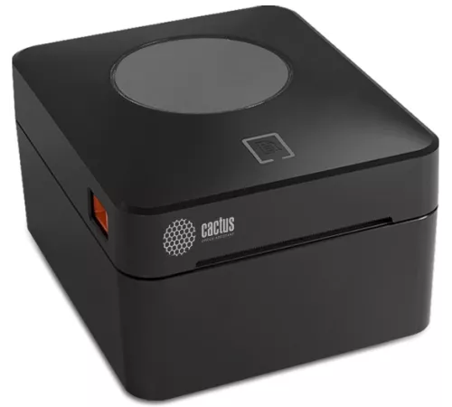 Термопринтер Cactus CS-TP-D410U 203dpi 160мм/с/USB для печ.этик. черный