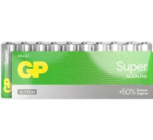 Батарея GP Super Alkaline 15AA21-2CRSWC20 AA (20шт) спайка