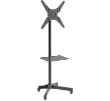 Стойка для телевизора Kromax OMEGA-16 черный 26"-60" макс.35кг напольный поворот и наклон