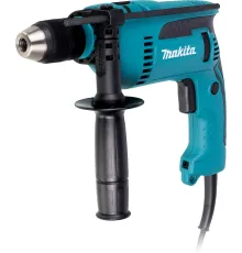 Дрель ударная Makita HP1641K 680Вт патрон:быстрозажимной реверс (кейс в комплекте)