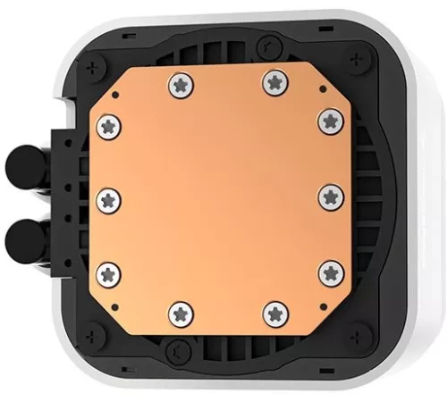 Система водяного охлаждения Deepcool LQ360 Wh ARGB Soc-AM5/AM4/1200/1700/1851 белый 4-pin 38.71dB Al LCD 350W 1840gr Ret (R-LQ360-WHDSMC-G-1)