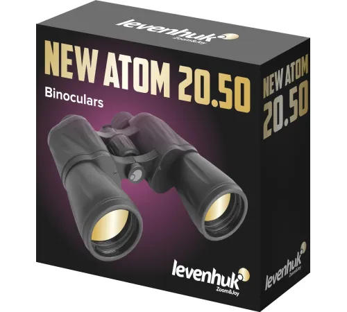 Бинокль Levenhuk 20-20x 50мм Atom черный (84621)