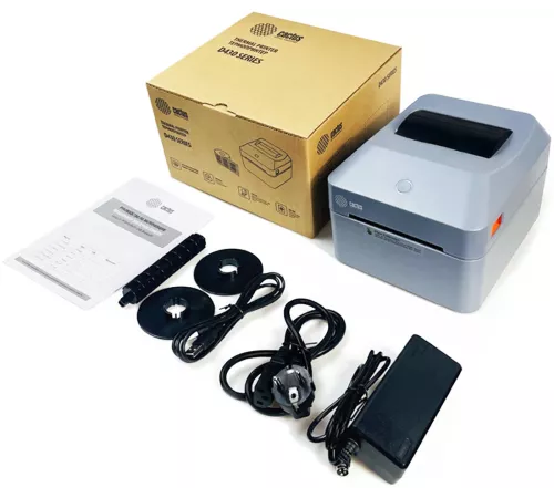 Термопринтер Cactus CS-TP-D430U 203dpi 160мм/с/USB для печ.этик. черный