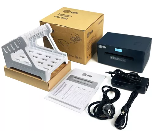 Термопринтер Cactus CS-TP-D420U 203dpi 160мм/с/USB для печ.этик. черный