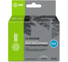 Картридж струйный Cactus CS-F6V25AE 652 черный (480стр.) (18мл) для HP DeskJet Ink Advantage 1115/2135/3635
