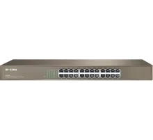 IP-COM F1024 Коммутатор неуправляемый, 24 порта, 24x100 Мбит/с, установка в стойку, металлический корпус