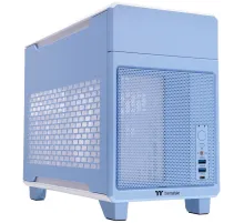 Корпус Thermaltake TR100 Hydrangea голубой без БП miniITX 8x140mm 2x200mm 2xUSB3.0 1xUSB3.1 audio bott PSU