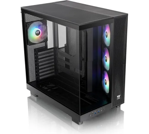 Корпус Thermaltake View 380 XL TG ARGB черный без БП E-ATX 2x120mm 2xUSB3.0 audio bott PSU