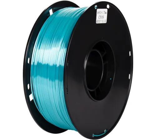 Пластик для принтера 3D Cactus CS-3D-PLA-1KG-S-CYAN PLA SILK d1.75мм 1кг L326м 1цв.
