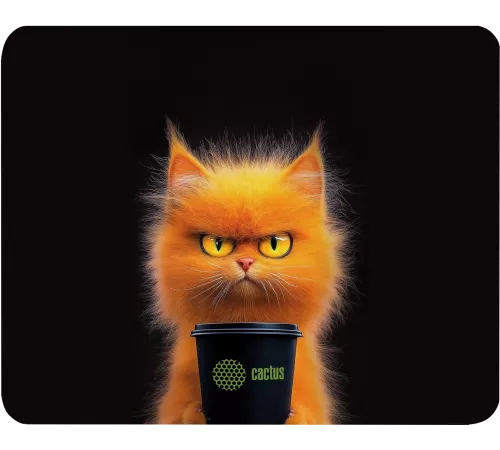 Коврик для мыши Cactus Red Cat 220x180x2мм (CS-MP-P11XS)