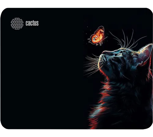 Коврик для мыши Cactus Night Cat 220x180x2мм (CS-MP-P12XS) Коврик для мыши Cactus Night Cat 220x180x2мм (CS-MP-P12XS)