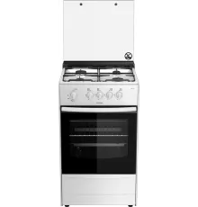 Плита Газовая Darina 1В GM 441 002 W белый (металлическая крышка) реш.сталь