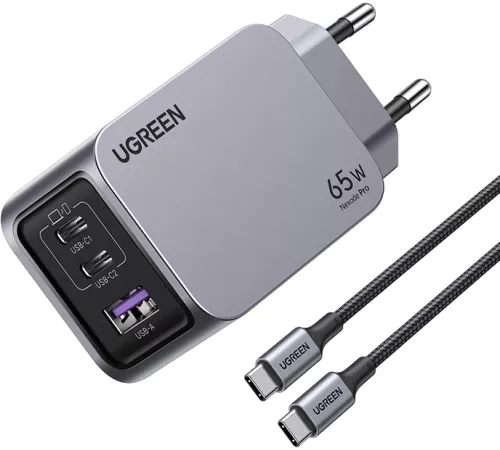 Сетевое зарядное устройство Ugreen X755 Space Gray (25871)