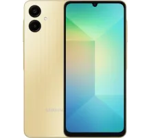Смартфон Samsung SM-A065F Galaxy A06 64Gb 4Gb золотистый моноблок 3G 4G 2Sim 6.7" 720x1600 Android 14 50Mpix 802.11 a/b/g/n/ac GPS GSM900/1800 GSM1900 TouchSc microSD max1024Gb