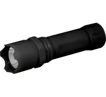 Фонарь ручной Gauss GFL207 черный 3Вт встроенный аккумулятор (GF207)