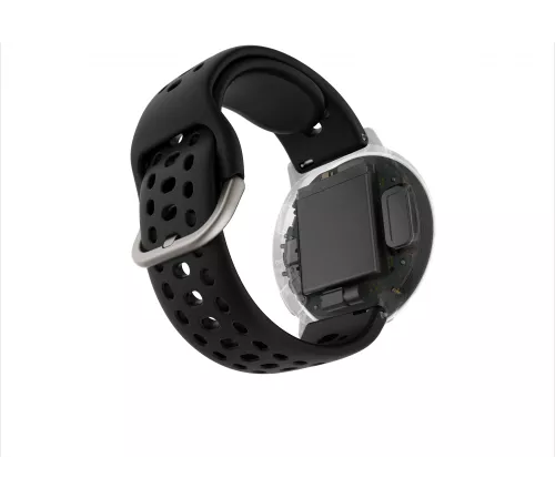 Смарт-часы Amazfit Active 2R A2437 43.9мм 1.32" AMOLED корп.серебристый рем.черный разм.брасл.:135-195мм (6970100377712)