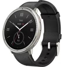 Смарт-часы Amazfit Active 2R A2437 Premium 43.9мм 1.32" AMOLED корп.серебристый рем.черный разм.брасл.:150-210мм (1746931)