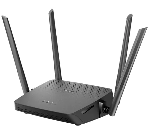 D-Link DIR-825/RU/R7A Беспроводной двухдиапазонный гигабитный маршрутизатор AC1200 Wave 2 с поддержкой MU-MIMO, EasyMesh, 3G/LTE и USB-портом