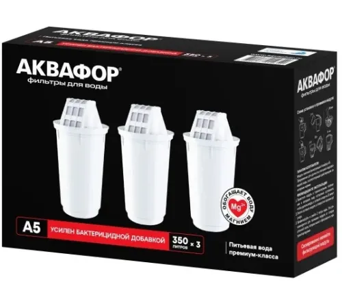 Картридж Аквафор А5 (упак. 3шт) для кувшинов (упак.:3шт) Картридж Аквафор А5 (упак. 3шт) для кувшинов (упак.:3шт)
