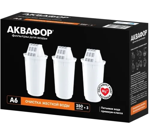 Картридж Аквафор А6 (упак. 3шт) для кувшинов (упак.:3шт) Картридж Аквафор А6 (упак. 3шт) для кувшинов (упак.:3шт)