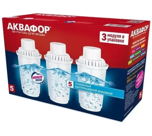 Картридж Аквафор В5 (упак. 3шт) для кувшинов (упак.:3шт)