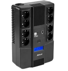 Источник бесперебойного питания Бастион SKAT-UPS 800-AID-IN-1x9-8 480Вт 800ВА черный