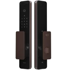 Умный замок Aqara ML-D01D врезной разбл.отпеч.паль./код/пар/NFC/прил/мех.кл 5000mAh бронзовый/черный