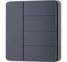 Умный выключатель Aqara Z1 Pro ZNQBKG45LM четырехклавишный графитовый (ZNQBKG45LM_GR)