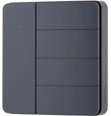 Умный выключатель Aqara Z1 Pro ZNQBKG42LM 1-нокл. графитовый (ZNQBKG42LM_GR)
