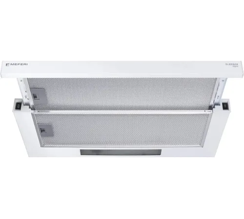 Вытяжка встраиваемая Meferi Power SLIDEBOX60WH белый управление: кнопочное (1 мотор) Вытяжка встраиваемая Meferi Power SLIDEBOX60WH белый управление: кнопочное (1 мотор)