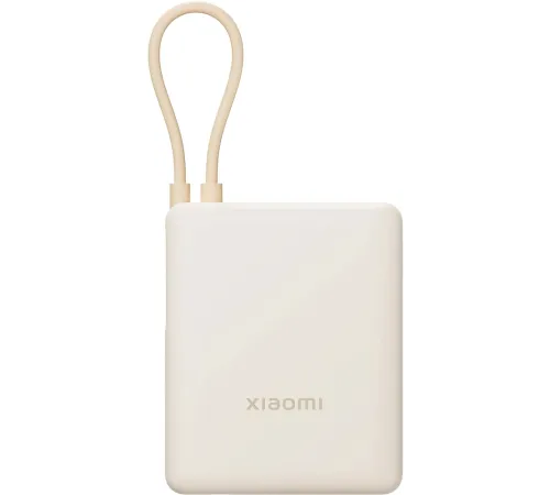 Внешний аккумулятор Xiaomi 33W Power Bank 10000mAh (Integrated Cable) Tan Внешний аккумулятор Xiaomi 33W Power Bank 10000mAh (Integrated Cable) Tan