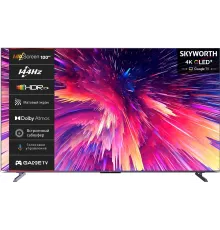 Телевизор QLED Skyworth 100" 100Q79G Google TV Frameless фиолетовый 4K Ultra HD 120Hz DVB-T DVB-T2 DVB-C DVB-S DVB-S2 USB WiFi Smart TV