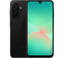 Смартфон Samsung SM-A266B Galaxy A26 5G 128Gb 6Gb черный моноблок 3G 4G 2Sim 6.7" 1080x2340 Android 15 50Mpix 802.11 a/b/g/n/ac NFC GPS GSM900/1800 GSM1900 TouchSc Protect microSD max2048Gb
